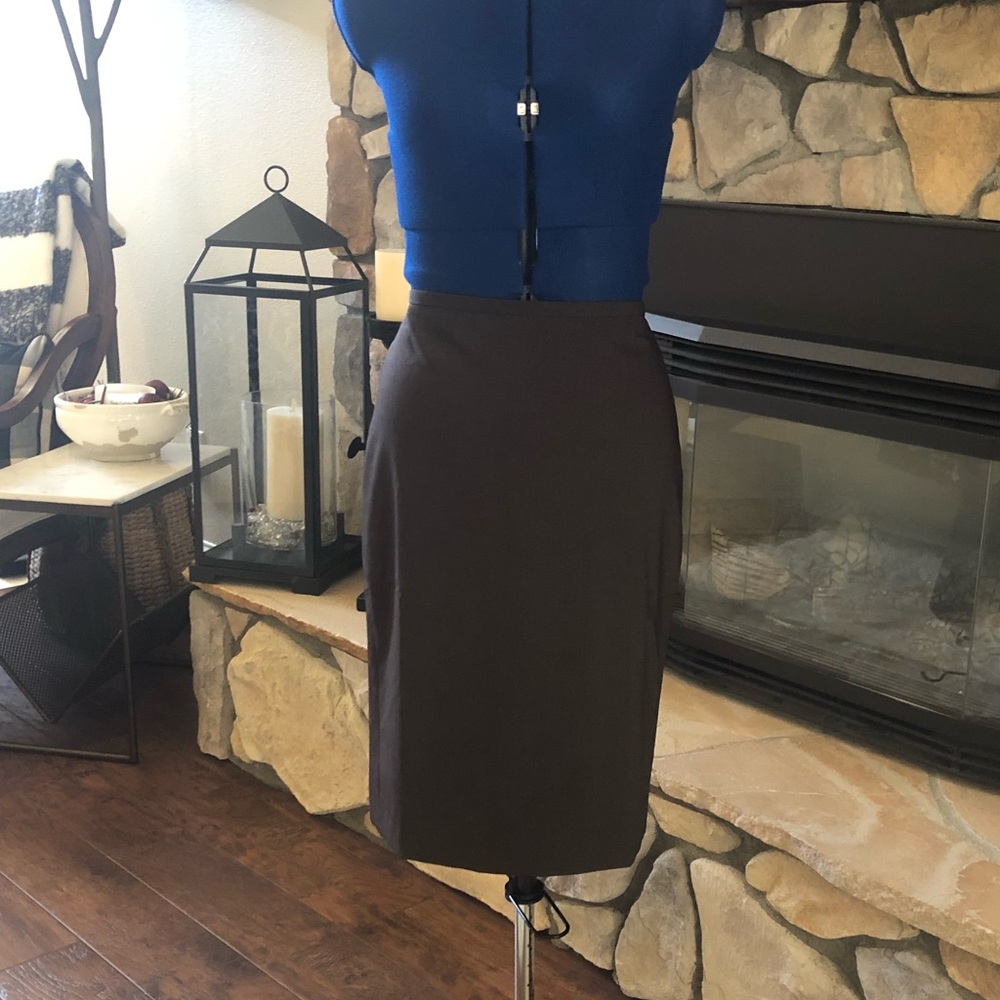 Chocolate Pencil Skirt